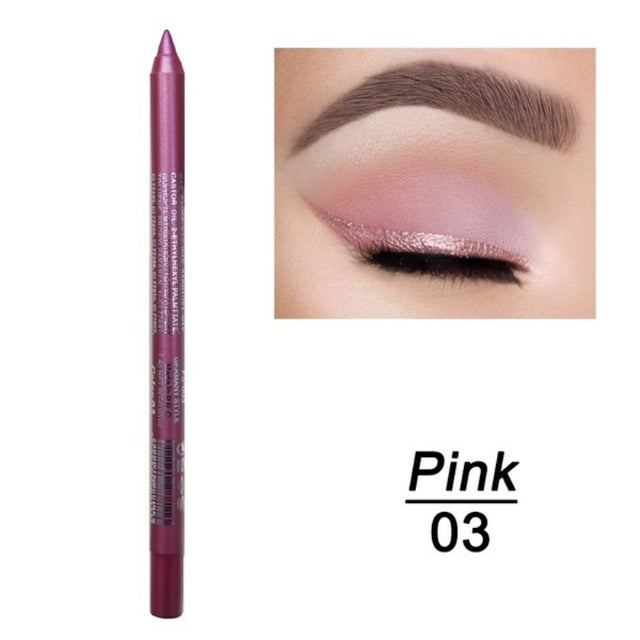 14 Colors Long-lasting Eye Liner, long lasting eyeliner pink up, handaiyan eyeliner set, long lasting white eyeliner, chanel taupe eyeliner, dnm matte colorful eyeliner, cakaila liquid eyeliner, eyeliner gel black