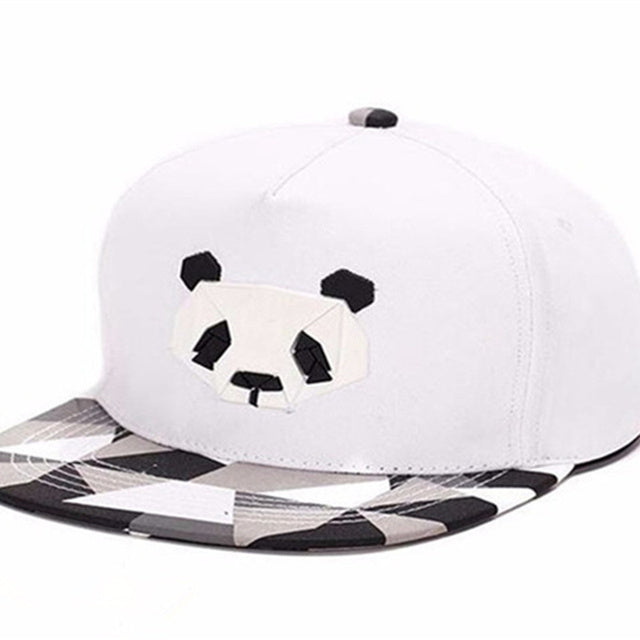 fashionspring and summer lovers baseball cap hip-hop hat male Ms. cute panda zebra rubber hatsnapback Flat-brimmed hat