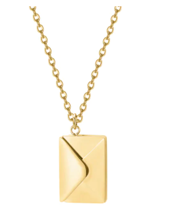 Envelope Sterling Necklace