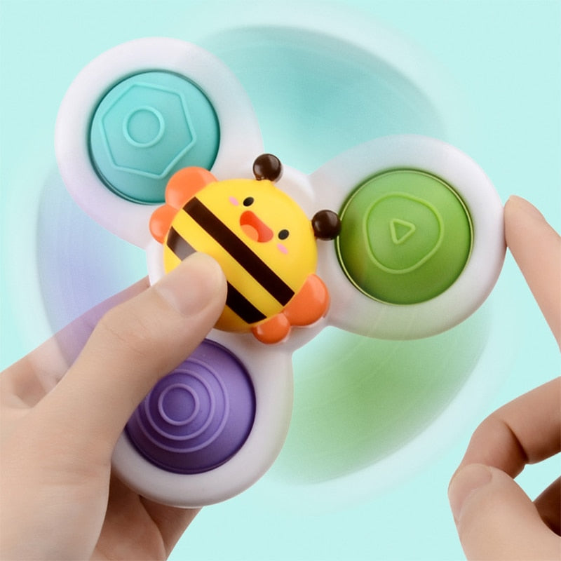 3Pcs Baby Spin Top Bath Toys