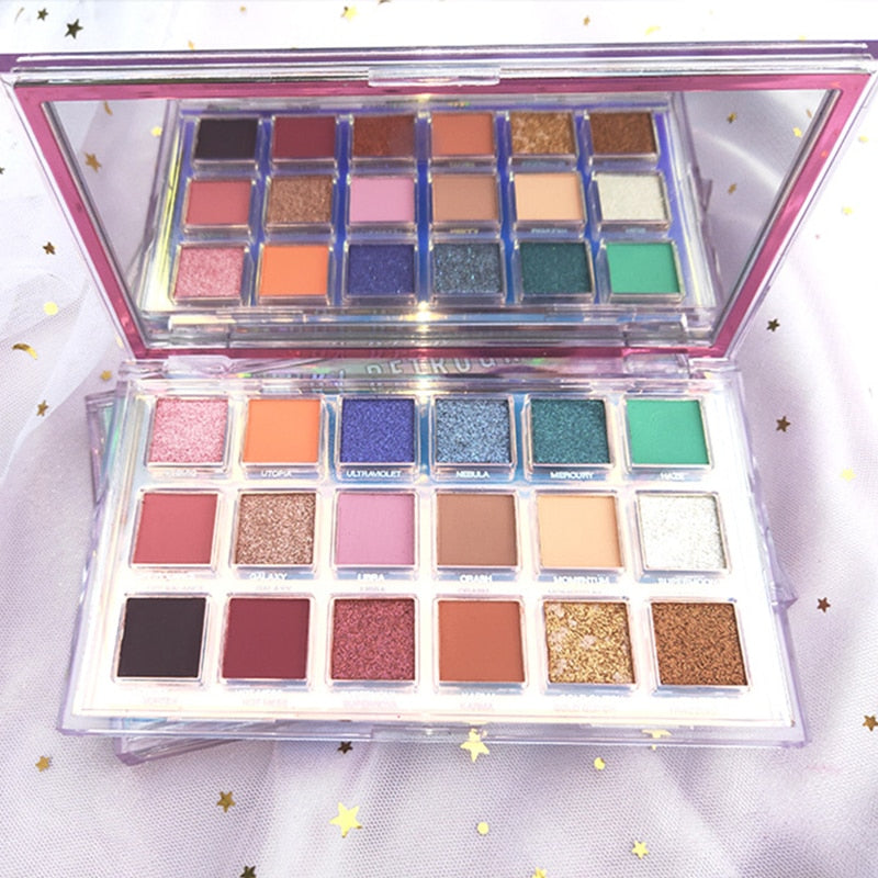 18 Color Eye Shadow Slate Waterproof, colorful eyeshadow palette, kryolan eyeshadow, eyeshadow palette pro, black eyeshadow palette, colorful eyeshadow palettes color eye shadow, colorful eye palettes, best shimmer eyeshadow palette, matte shadows