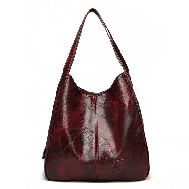 Vintage PU Leather Handbag For Women