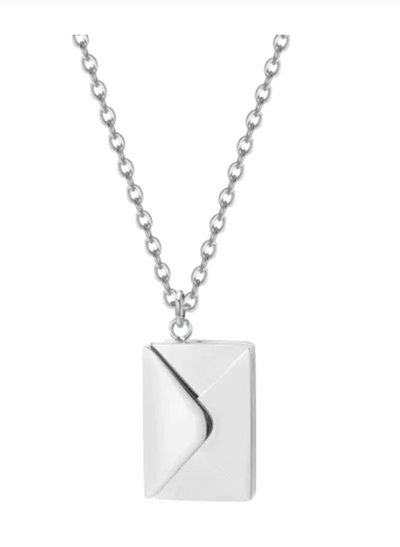 Envelope Sterling Necklace