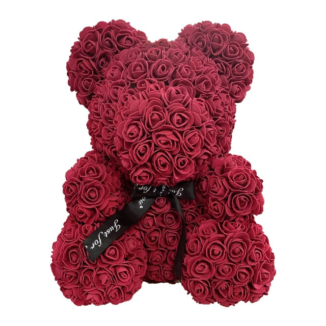 Rose Bear Heart Artificial Flower