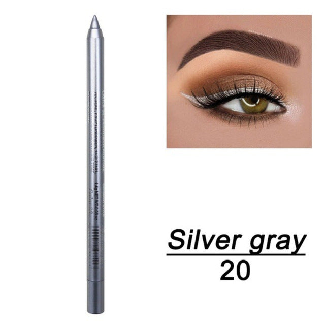 14 Colors Long-lasting Eye Liner, long lasting eyeliner pink up, handaiyan eyeliner set, long lasting white eyeliner, chanel taupe eyeliner, dnm matte colorful eyeliner, cakaila liquid eyeliner, eyeliner gel black