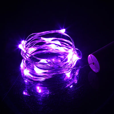LED Wine Bottle Lights with Cork