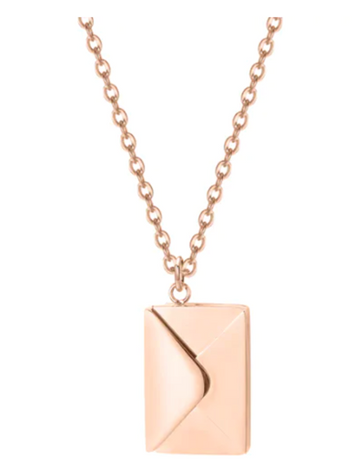 Envelope Sterling Necklace