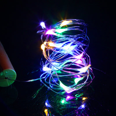 LED Wine Bottle Lights with Cork