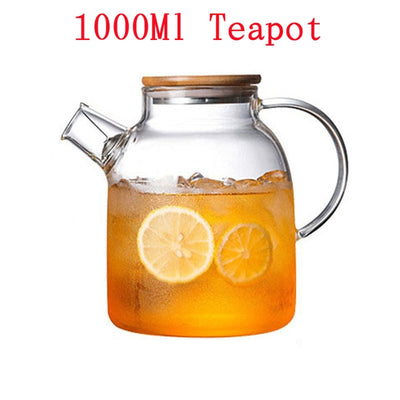 Big Heat Resistant Glass Teapot