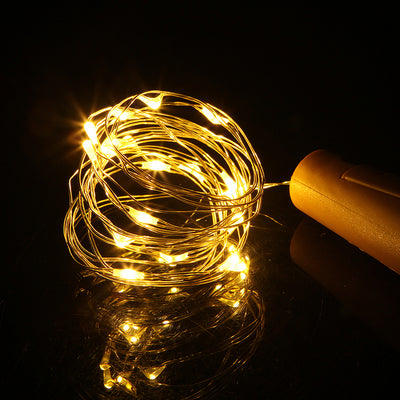 LED Wine Bottle Lights with Cork