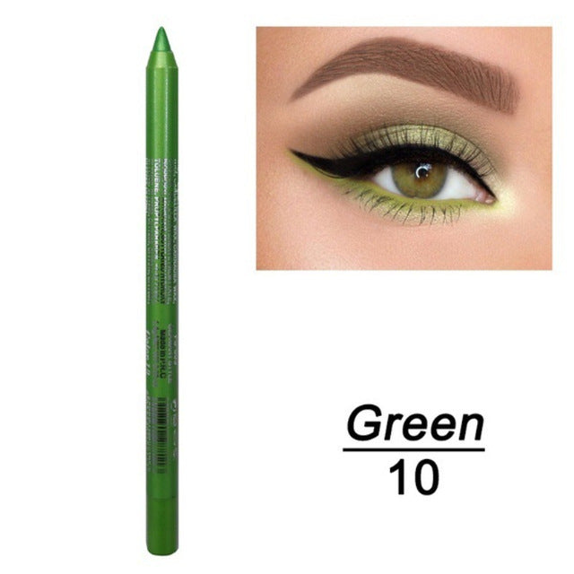 14 Colors Long-lasting Eye Liner, long lasting eyeliner pink up, handaiyan eyeliner set, long lasting white eyeliner, chanel taupe eyeliner, dnm matte colorful eyeliner, cakaila liquid eyeliner, eyeliner gel black