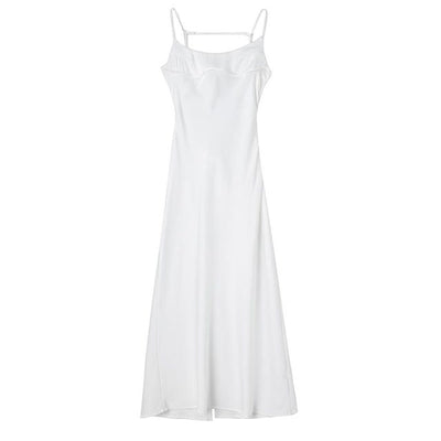 Satin Sleeveless Dress