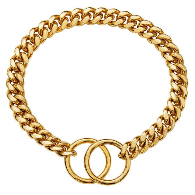 18K Gold Cuban Link Chain Collar for Dogs, cuban for dog, cuban collar dog, cuban puppy, cuba dogs