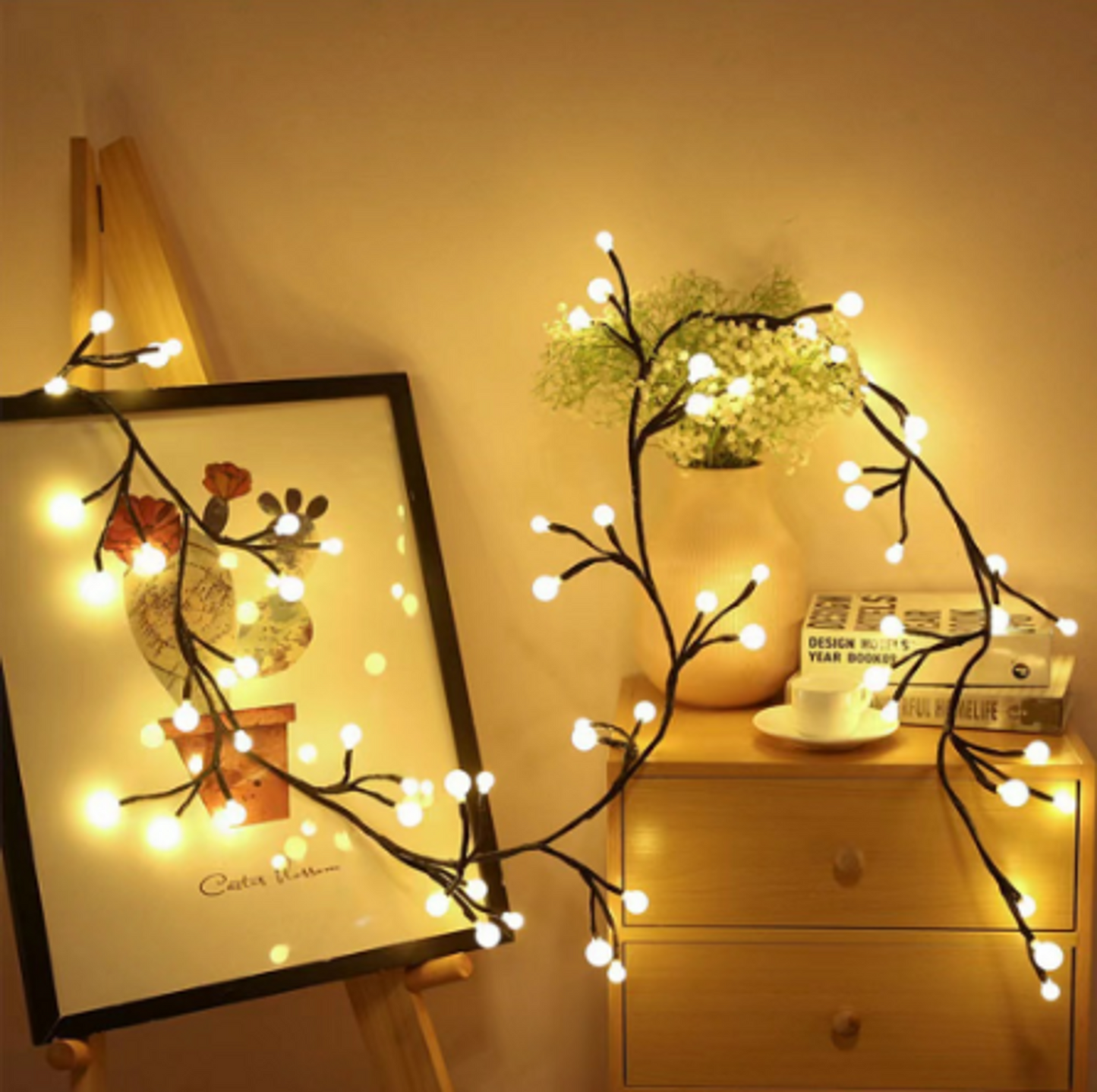 LED Vines Branch Light Outdoor Christmas Garland Light