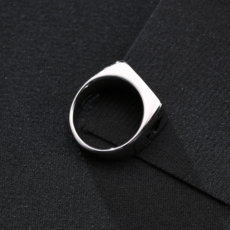 Ace Of Spades Signet Ring