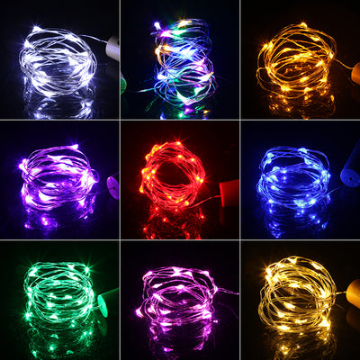 LED Wine Bottle Lights with Cork