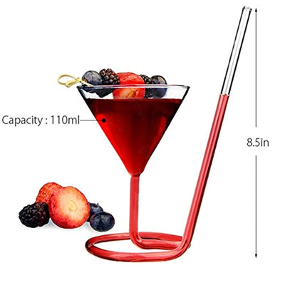 110ml Creative Screw Spiral Straw Molecular Cocktail Glass, spiral straw, spiral straw cup, spiral straw glass, plastic cup with spiral straw, christmas spiral straw tumbler, straw spiral, spiral drinking straws, plastic cup, with swirly straw