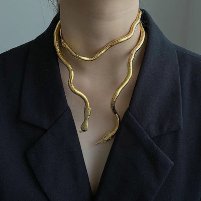 Soft Metal Snake Chain Necklace